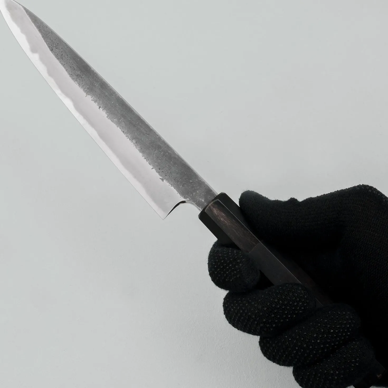 Yoshikazu Tanaka Shirogami #1 Kurouchi JNAT Finish Petty 17 cm