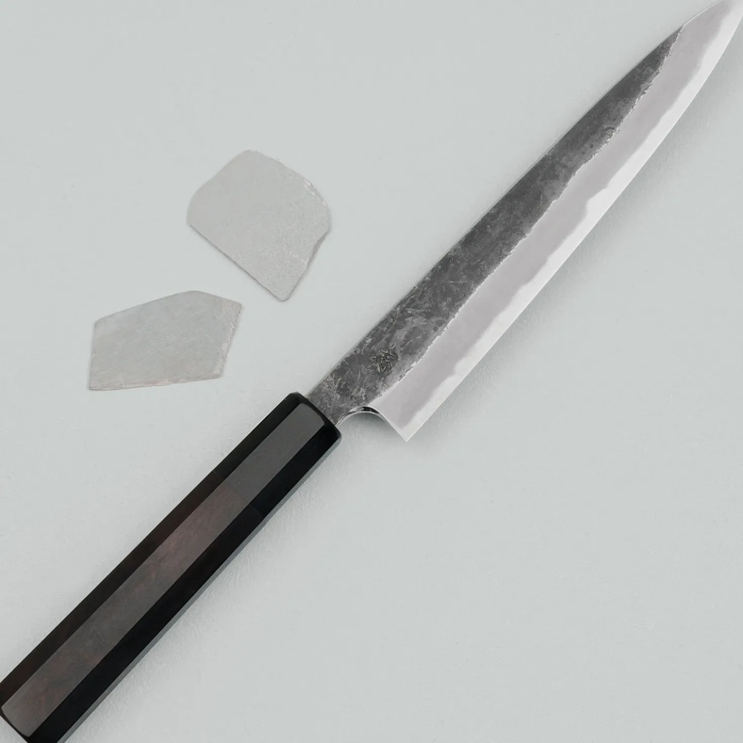 Yoshikazu Tanaka Shirogami #1 Kurouchi JNAT Finish Petty 17 cm