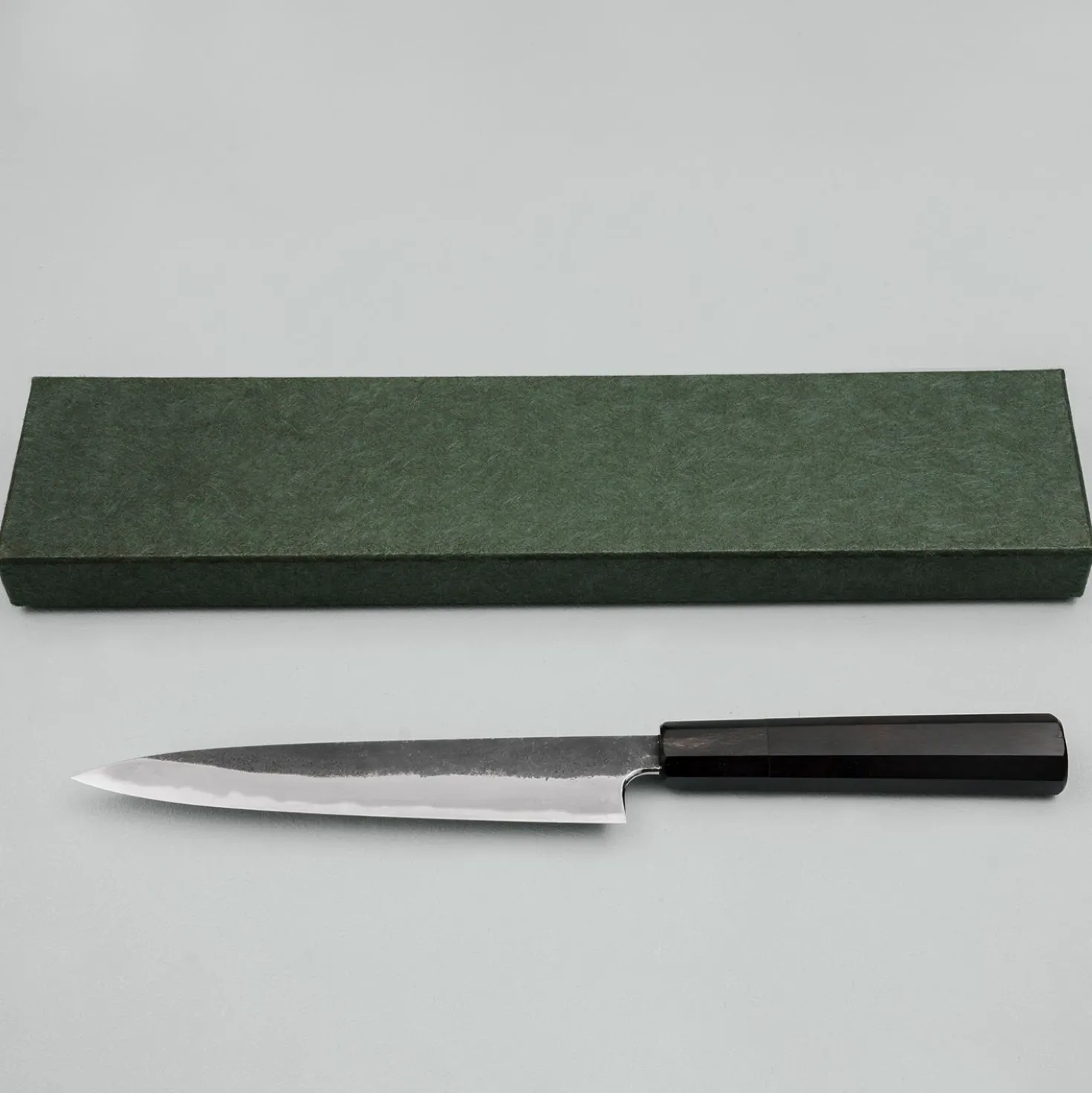 Yoshikazu Tanaka Shirogami #1 Kurouchi JNAT Finish Petty 17 cm