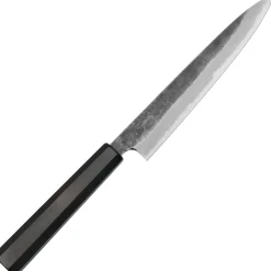 Yoshikazu Tanaka Shirogami #1 Kurouchi JNAT Finish Petty 17 cm