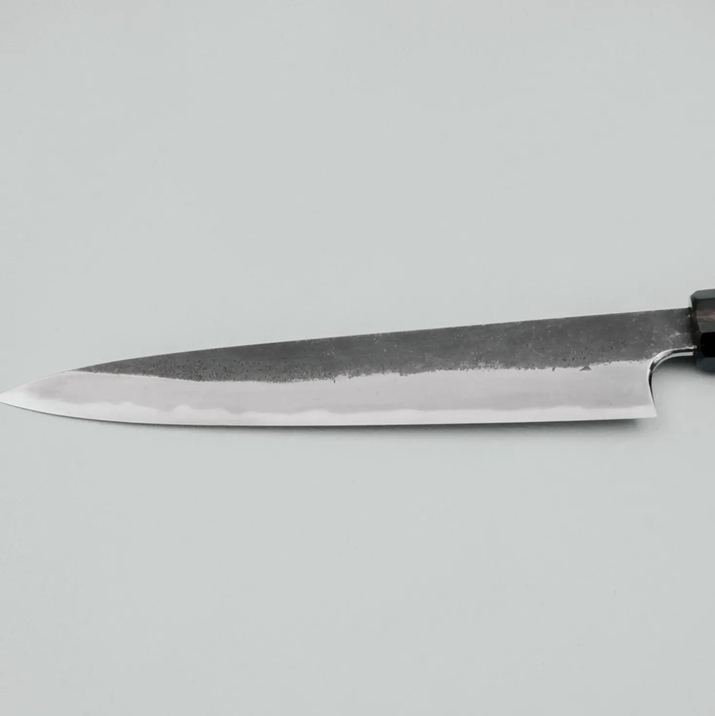 Yoshikazu Tanaka Shirogami #1 Kurouchi JNAT Finish Petty 17 cm