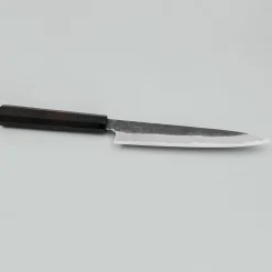Yoshikazu Tanaka Shirogami #1 Kurouchi JNAT Finish Petty 17 cm