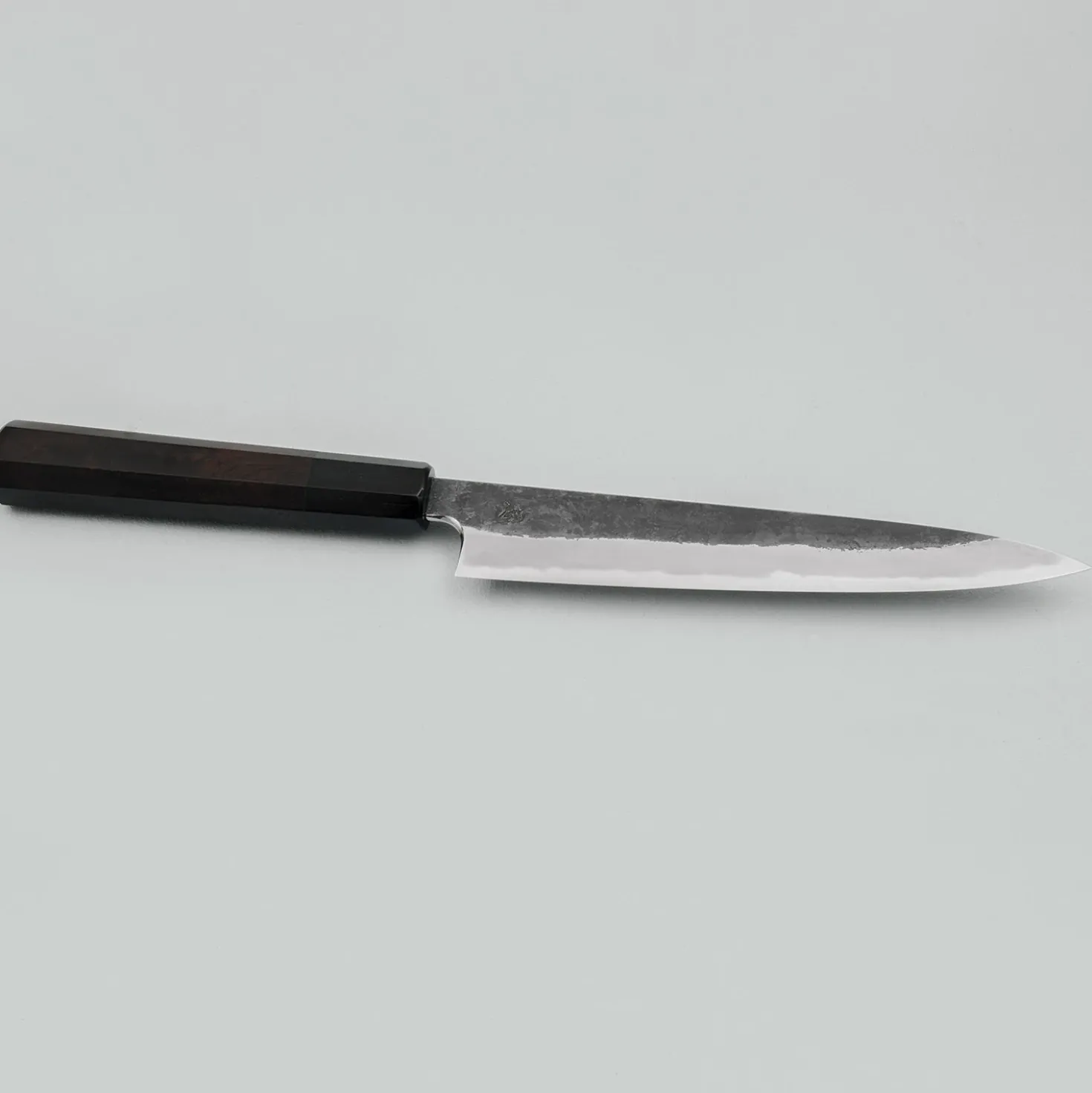 Yoshikazu Tanaka Shirogami #1 Kurouchi JNAT Finish Petty 17 cm