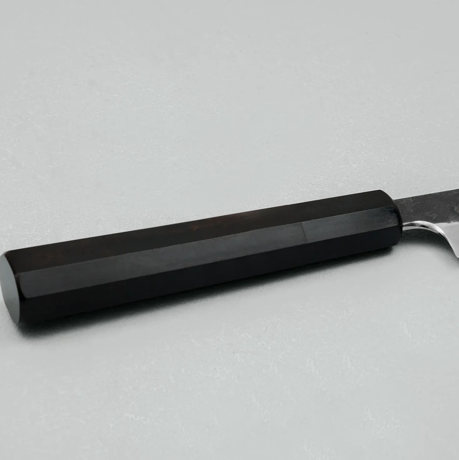Yoshikazu Tanaka Shirogami #1 Kurouchi JNAT Finish Petty 17 cm