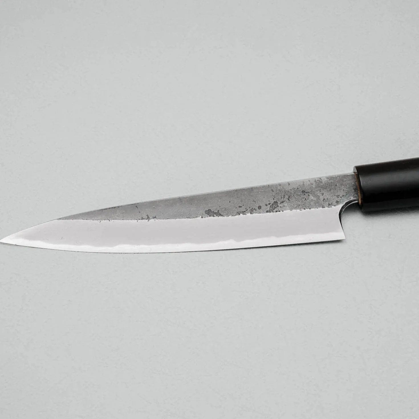 Yoshikazu Tanaka Shirogami #1 Kurouchi JNAT Finish Ho-Wood Petty 14 cm