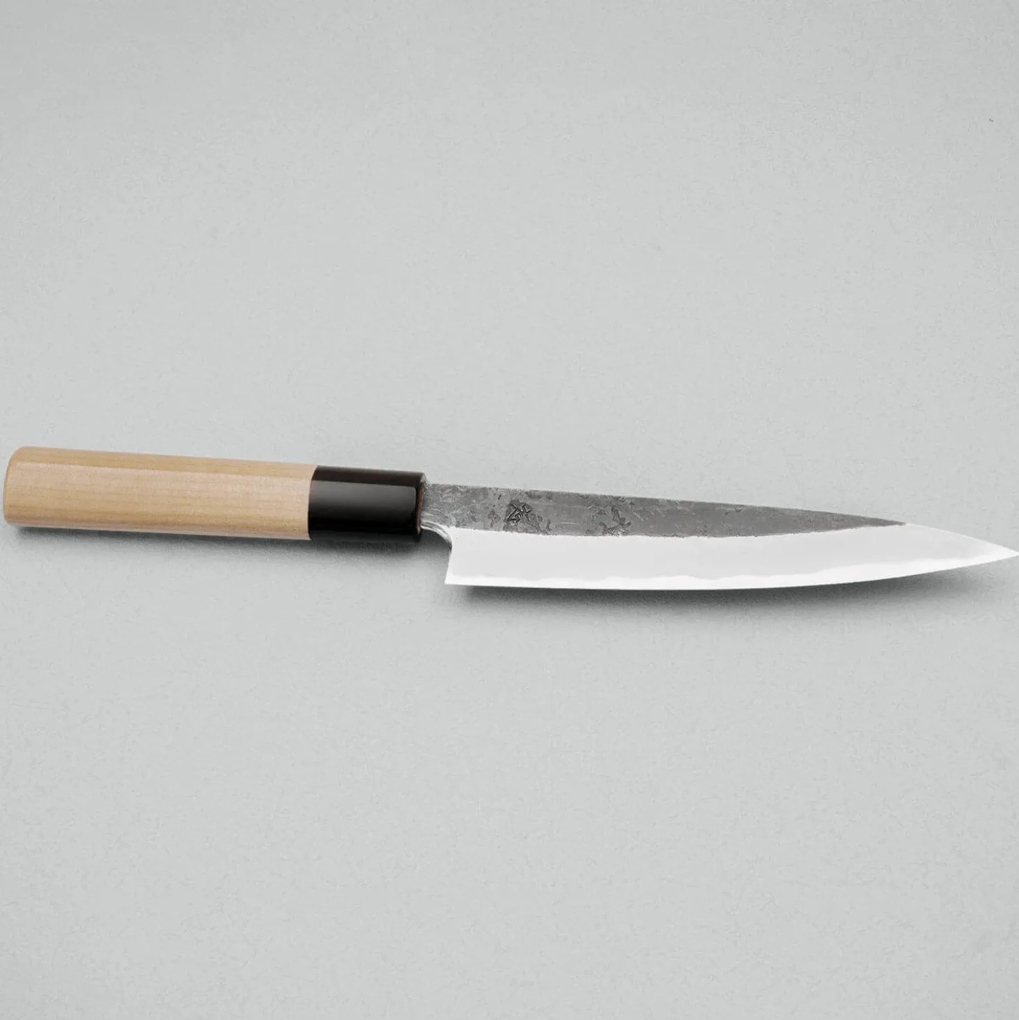 Yoshikazu Tanaka Shirogami #1 Kurouchi JNAT Finish Ho-Wood Petty 14 cm