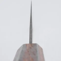 Yoshimi Kato Aogami Super Damast Iron Clad Kurouchi Oak Bunka 17 cm
