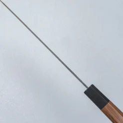 Yoshimi Kato Aogami Super Damast Iron Clad Kurouchi Gyuto 21 cm