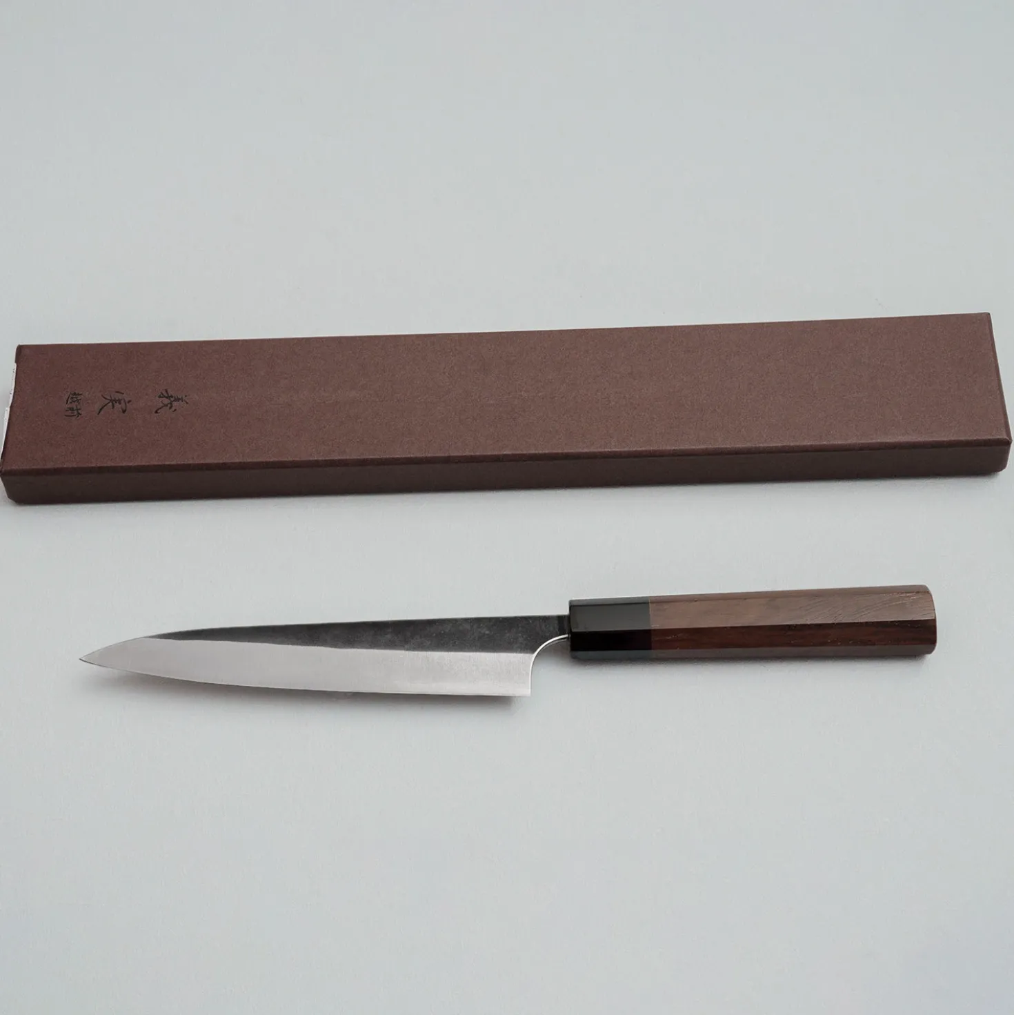 Yoshimi Kato Aogami Super Kurouchi Walnut Petty 15 cm