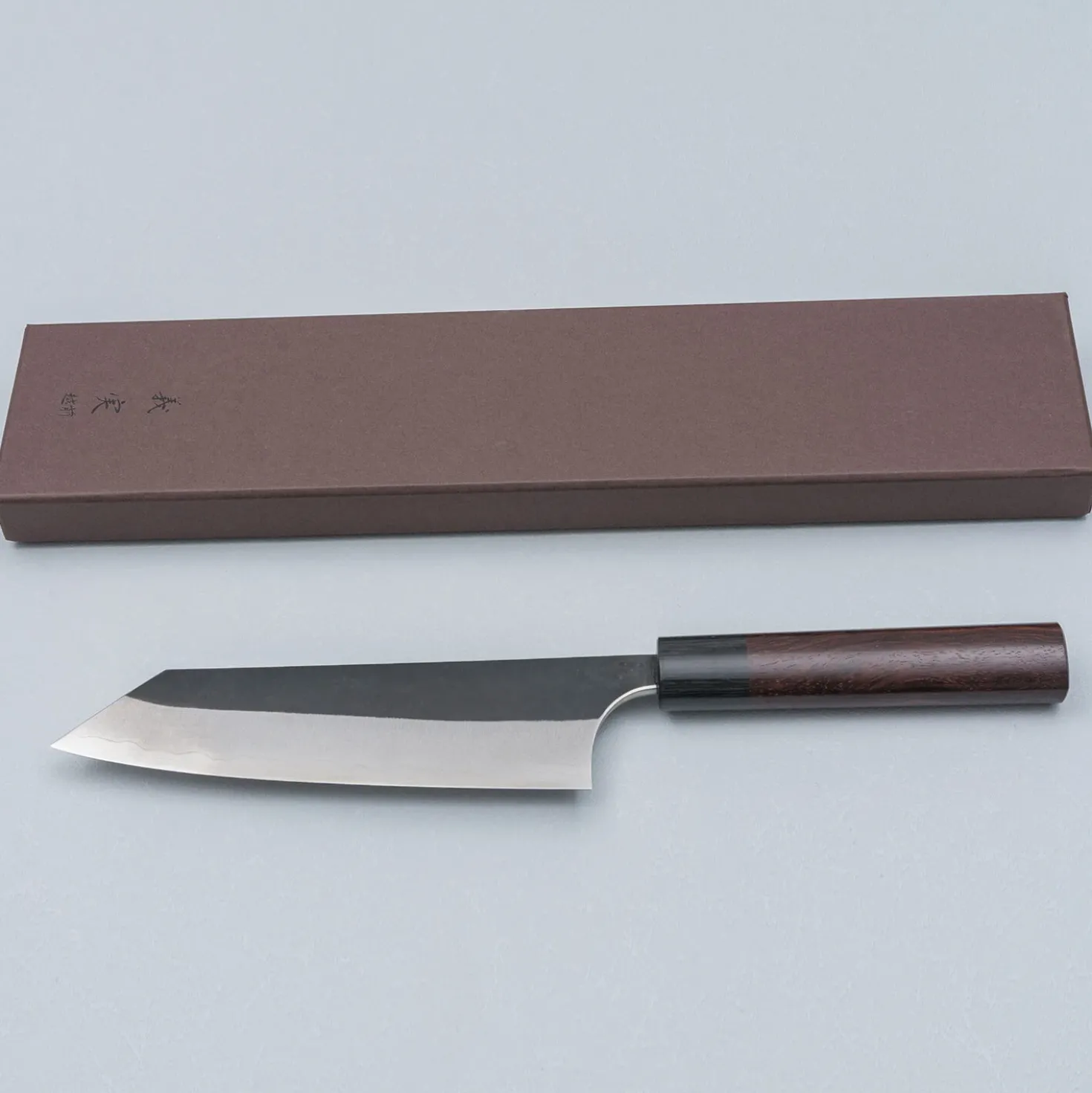 Yoshimi Kato Aogami Super Kurouchi Rosewood Bunka 17 cm