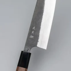 Yoshimi Kato Aogami Super Kurouchi Iron Walnut Santoku 18 cm