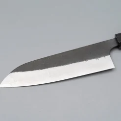 Yoshimi Kato Aogami Super Kurouchi Iron Walnut Santoku 18 cm