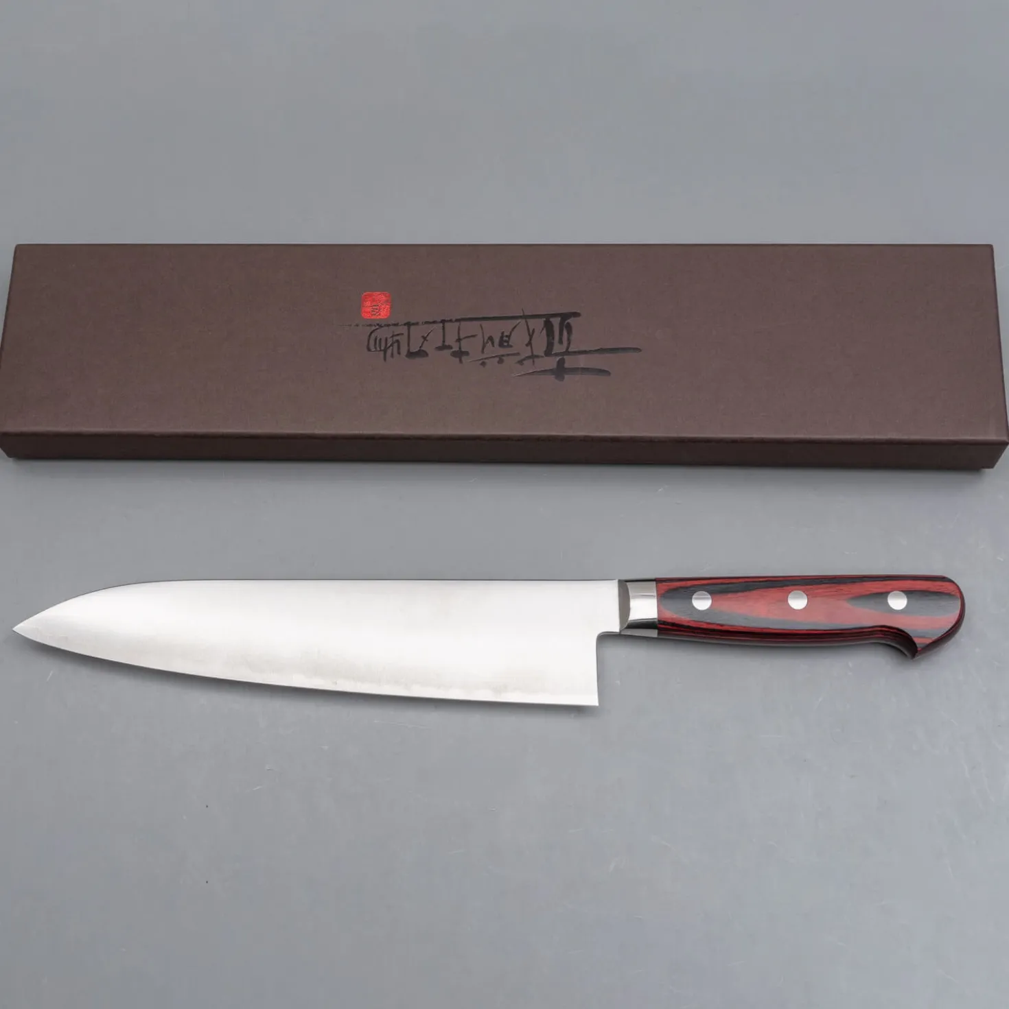 Yoshimi Kato Aogami Super Migaki Western Gyuto 21 cm (laatste modellen)