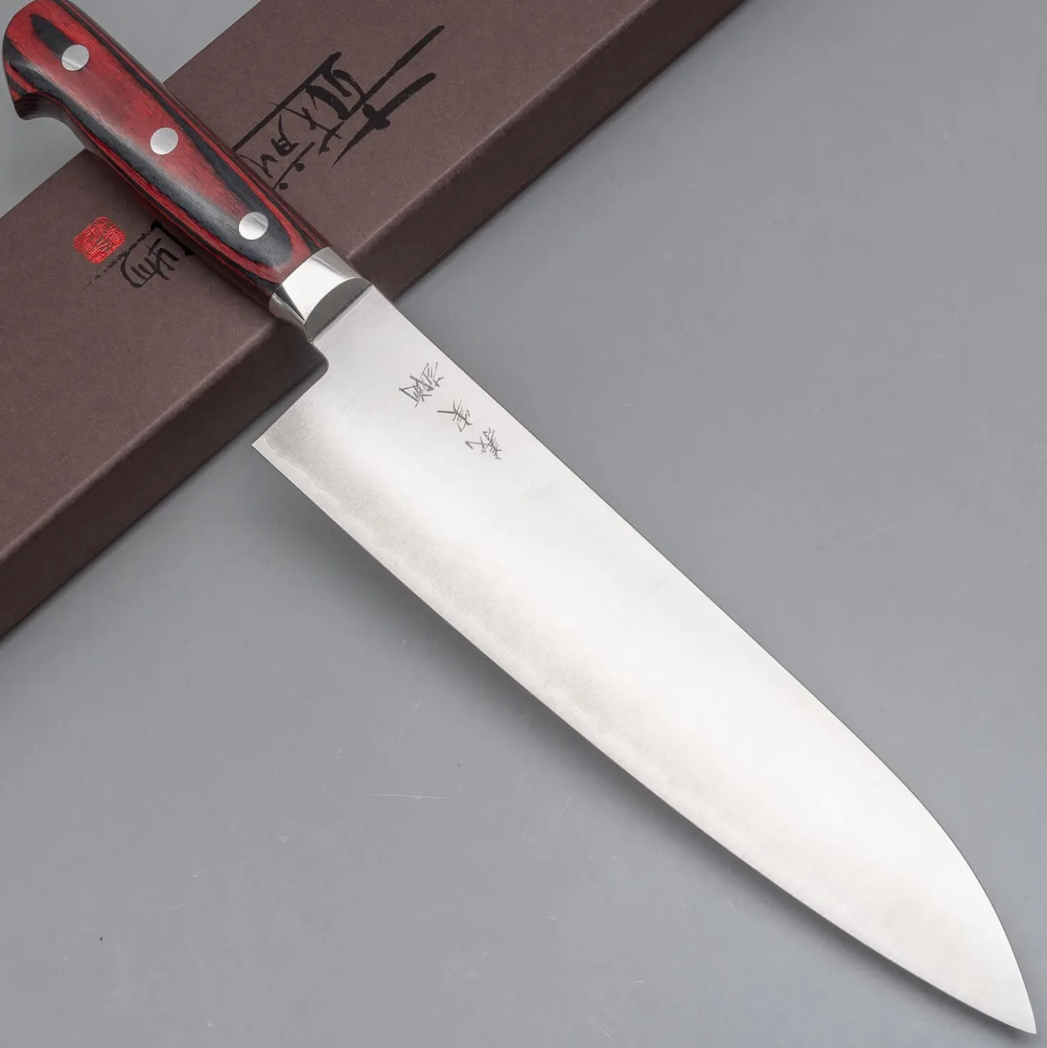 Yoshimi Kato Aogami Super Migaki Western Gyuto 21 cm (laatste modellen)