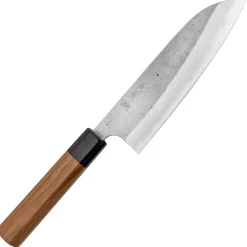 Yoshimi Kato Aogami Super Nashiji Santoku 17 cm