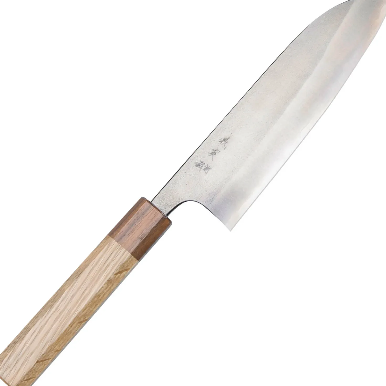 Yoshimi Kato Aogami Super Nashiji Oak Santoku 17 cm