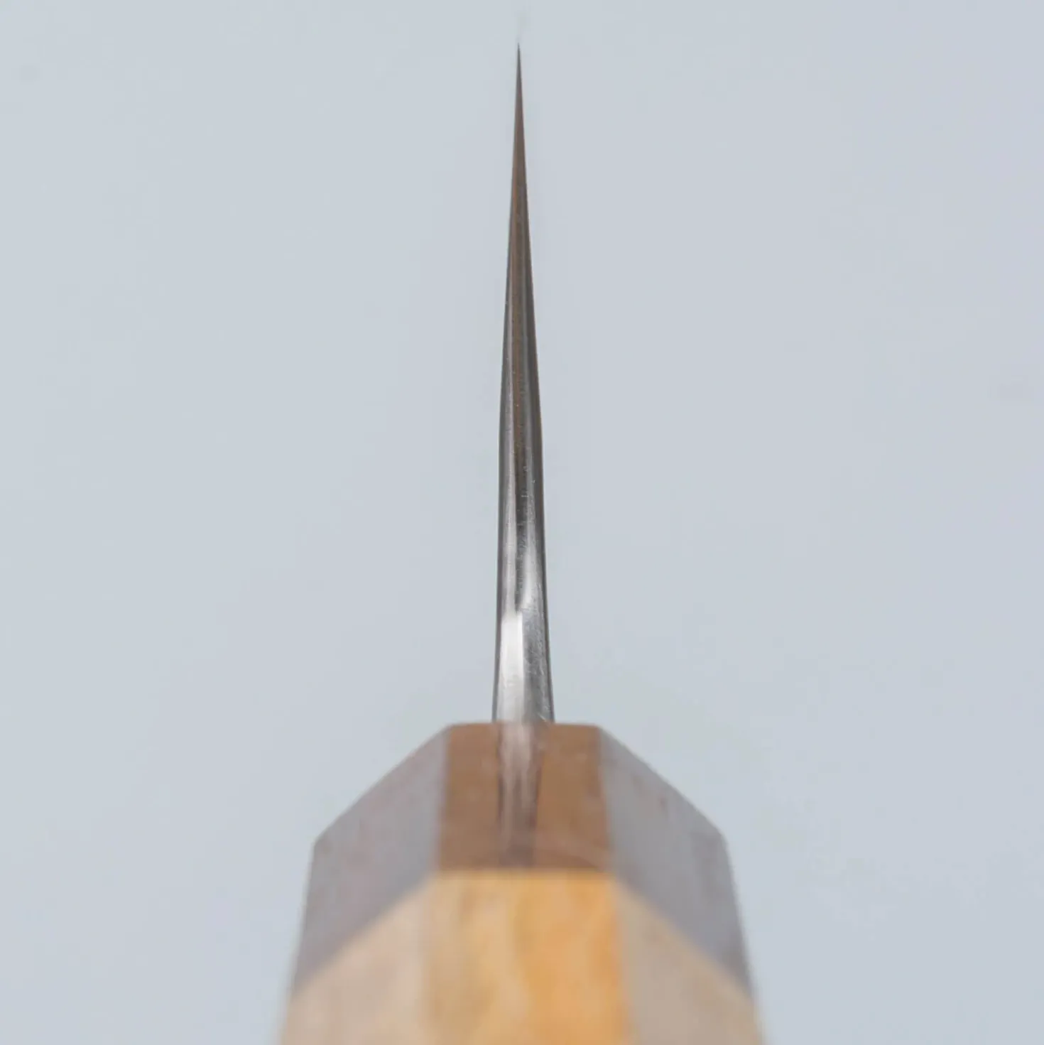 Yoshimi Kato Aogami Super Nashiji Oak Santoku 17 cm