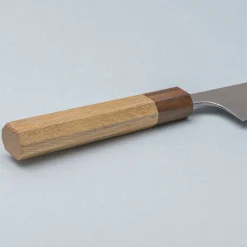 Yoshimi Kato Aogami Super Nashiji Oak Santoku 17 cm