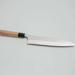Yoshimi Kato Aogami Super Nashiji Walnut Gyuto 24 cm