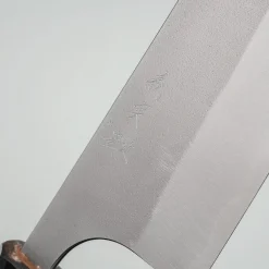 Yoshimi Kato Aogami Super Nashiji Walnut Gyuto 24 cm