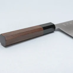 Yoshimi Kato Aogami Super Nashiji Walnut Chinese Cleaver 17 cm