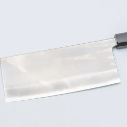 Yoshimi Kato Aogami Super Nashiji Walnut Chinese Cleaver 17 cm