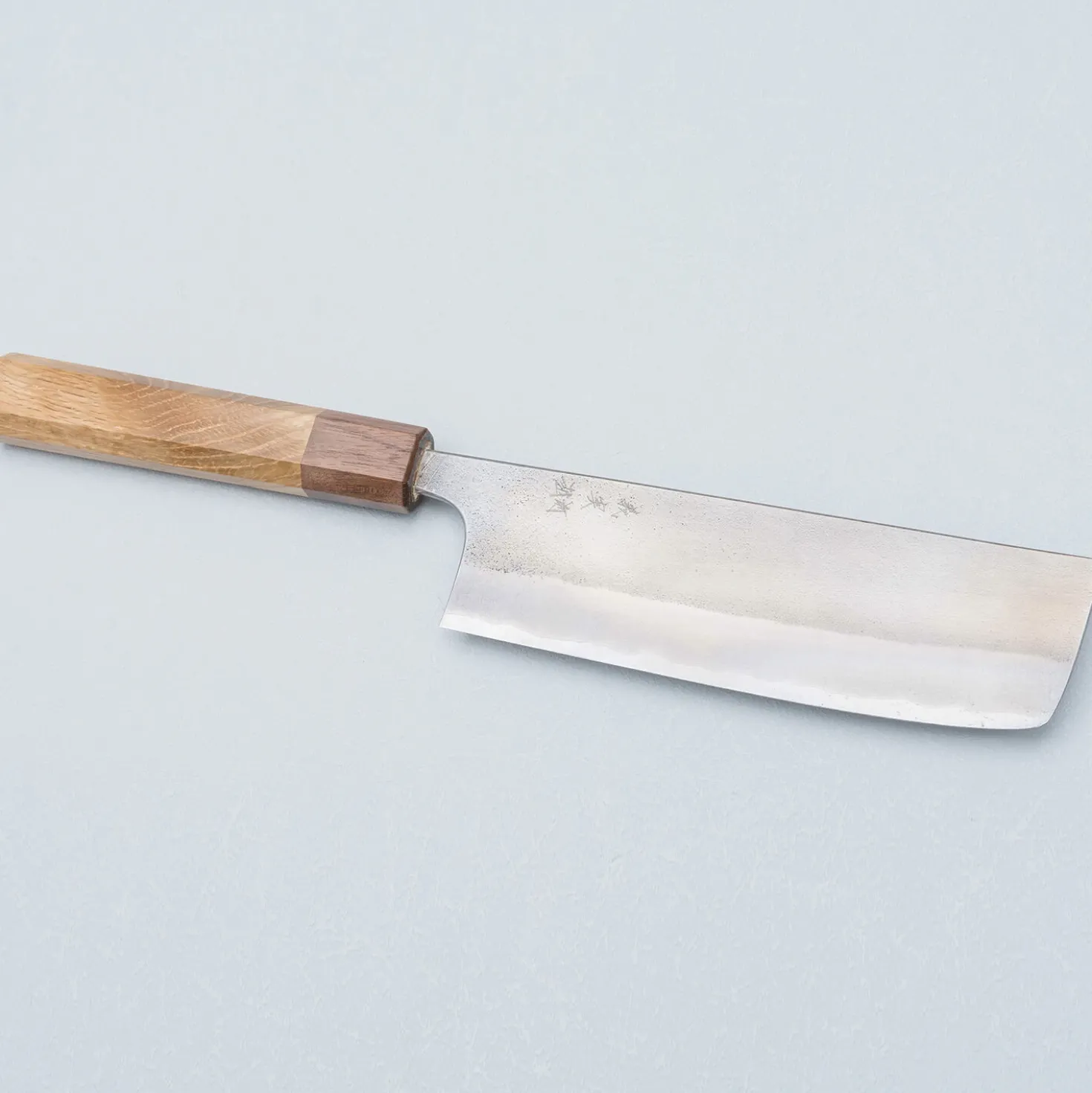 Yoshimi Kato Aogami Super Nashiji Oak Nakiri 16.5 cm