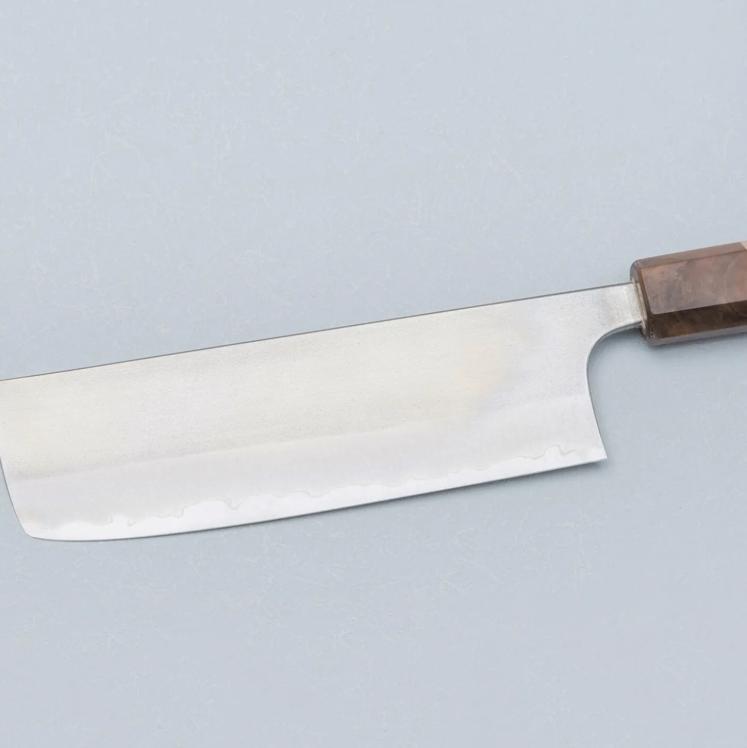 Yoshimi Kato Aogami Super Nashiji Oak Nakiri 16.5 cm