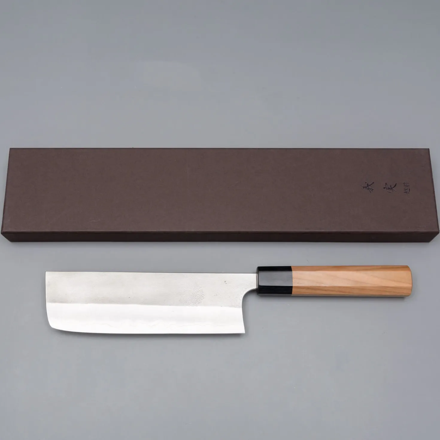 Yoshimi Kato Aogami Super Nashiji Nakiri 16.5 cm