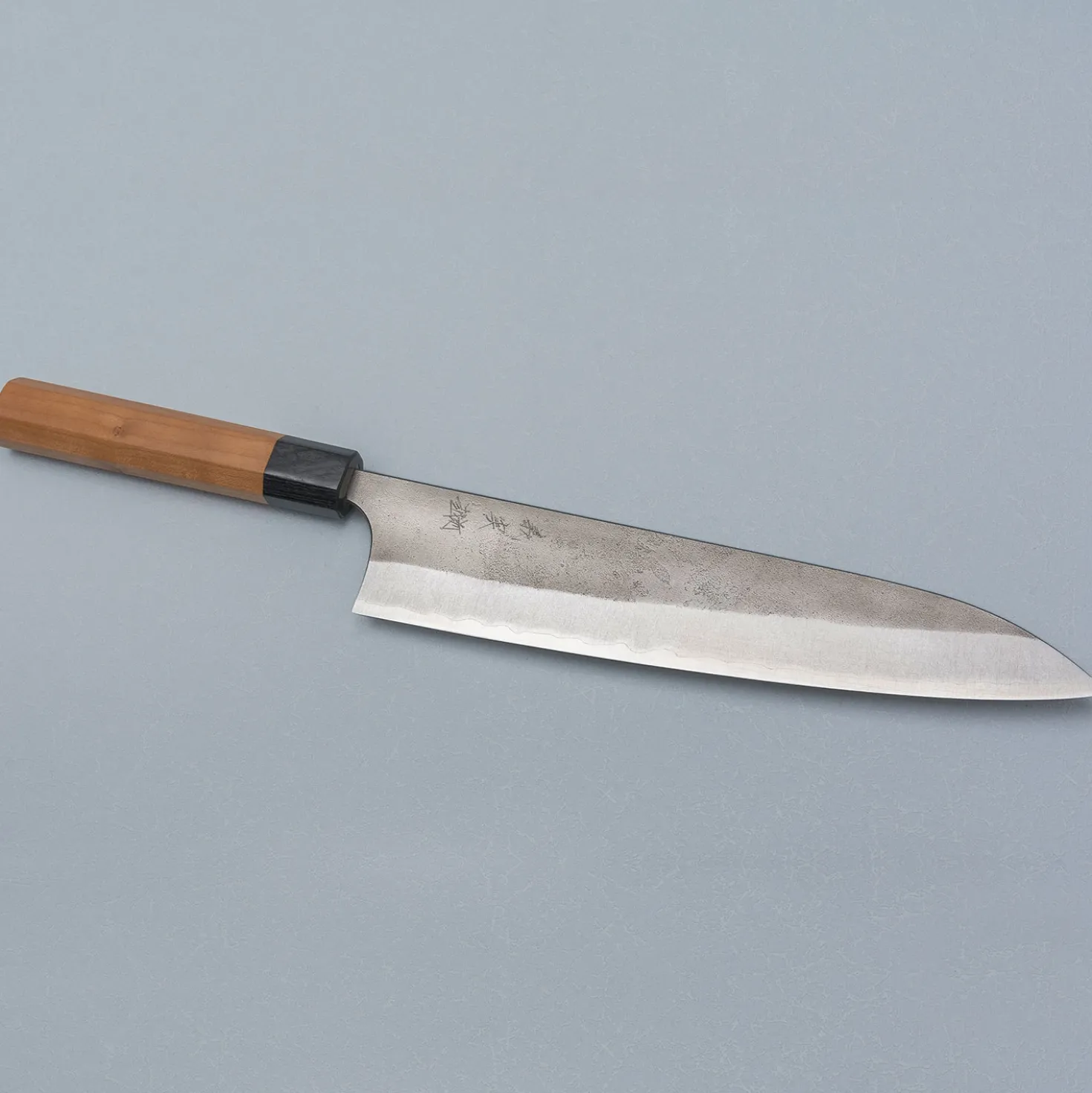 Yoshimi Kato Aogami Super Nashiji Cherry Gyuto 24 cm