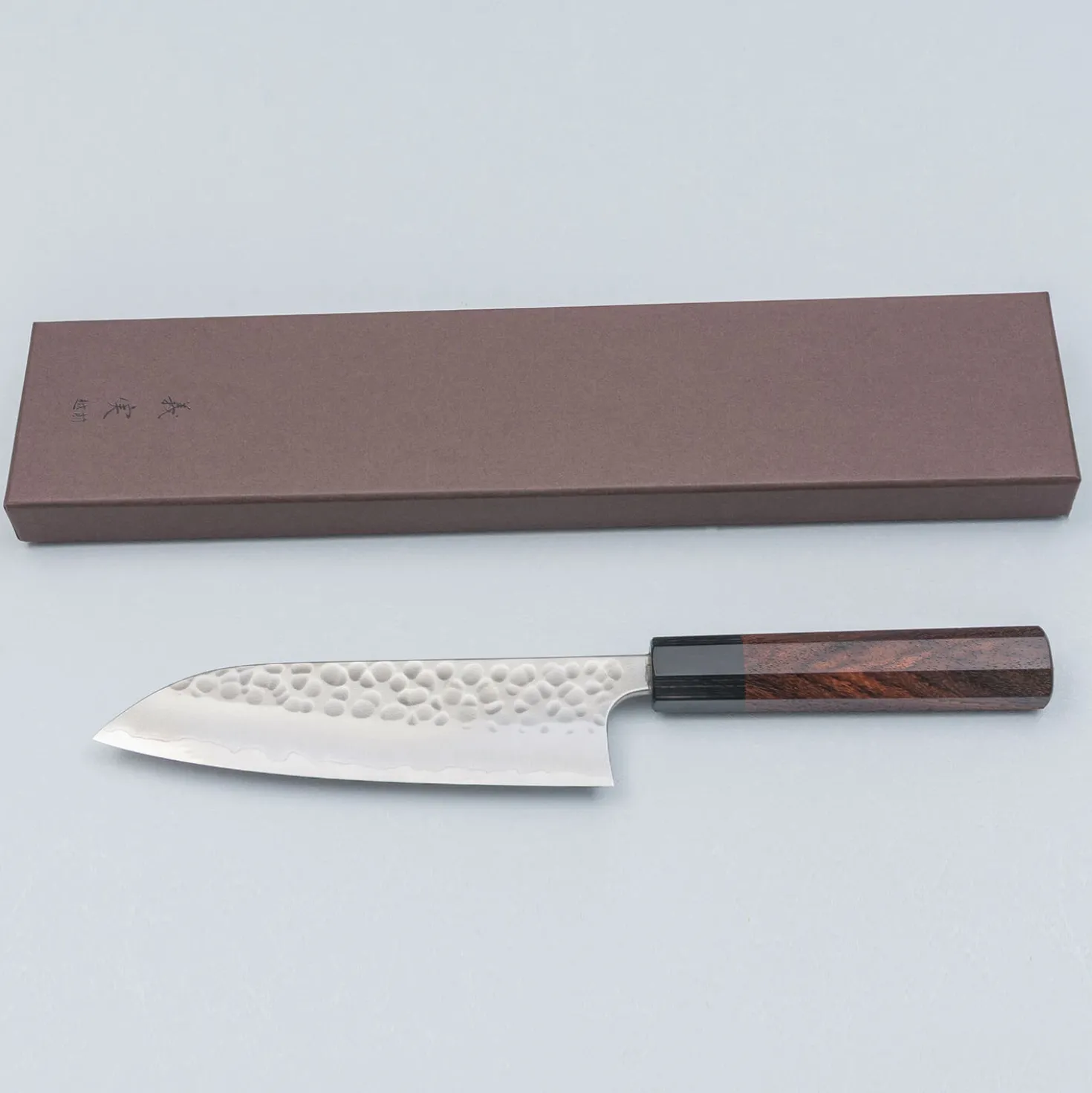 Yoshimi Kato Aogami Super Tsuchime Santoku 17 cm