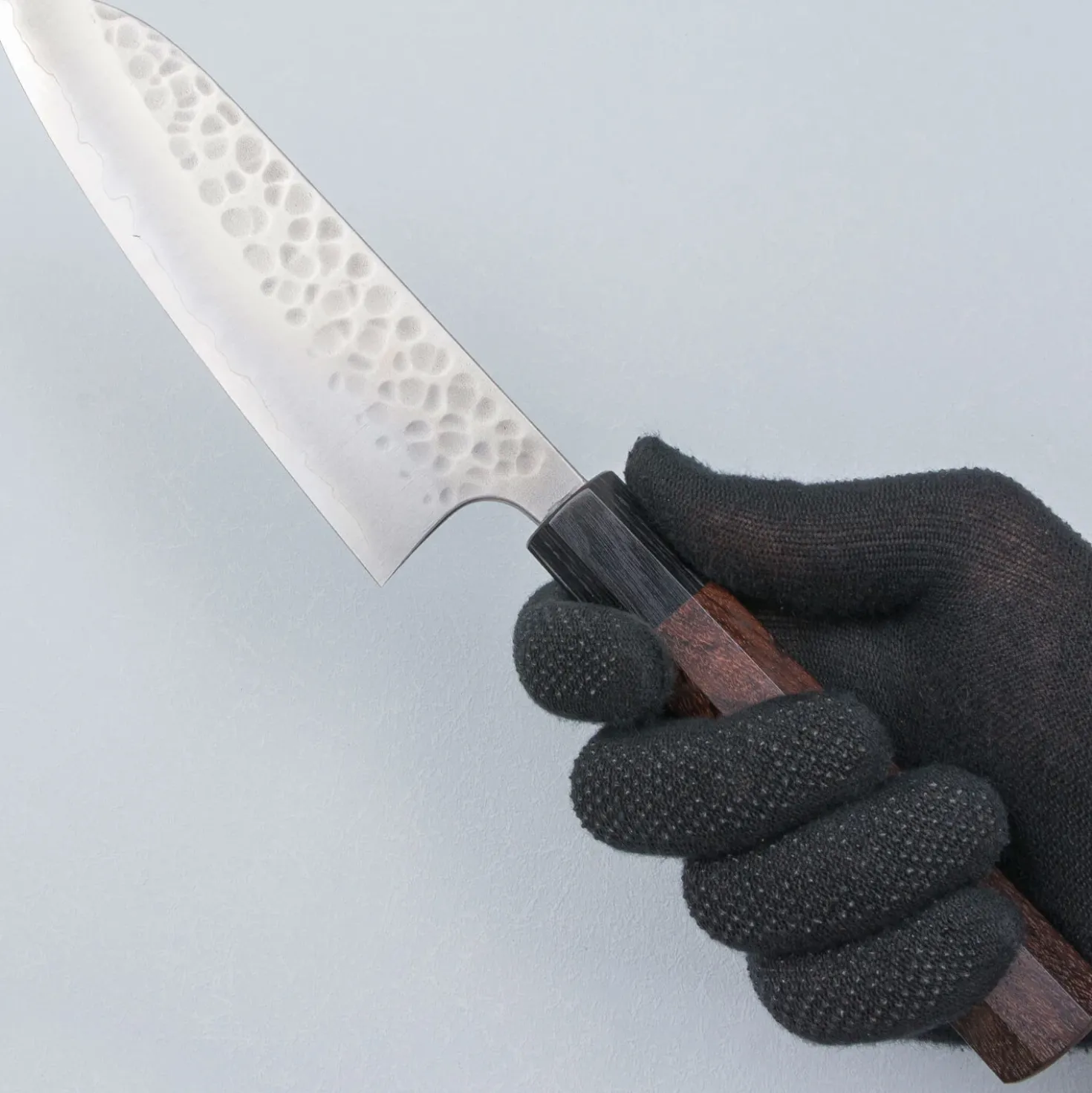 Yoshimi Kato Aogami Super Tsuchime Santoku 17 cm