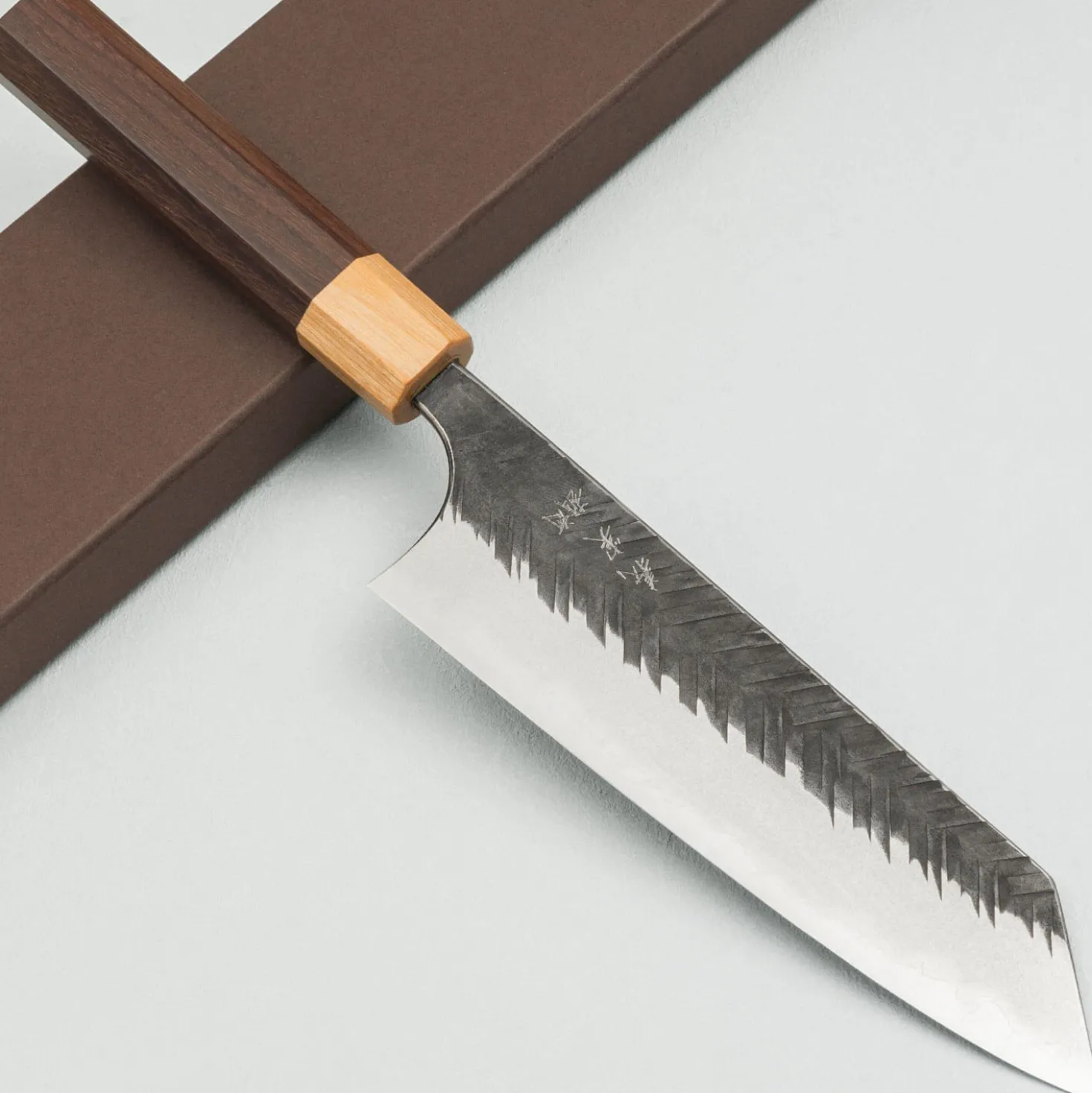 Yoshimi Kato Aogami Super V Tsuchime Rosewood Bunka 17 cm