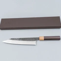 Yoshimi Kato Aogami Super V Tsuchime Rosewood Kiritsuke 21 cm