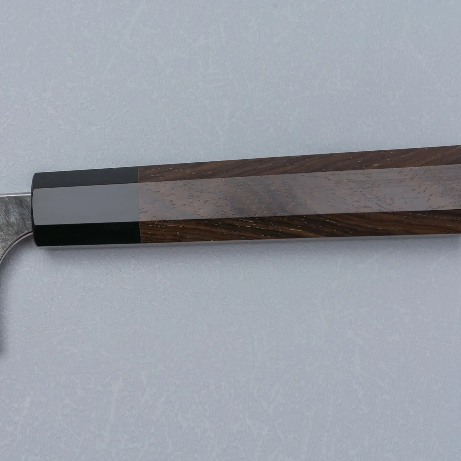 Yoshimi Kato Aogami Super V Tsuchime Walnut Kiritsuke 21 cm