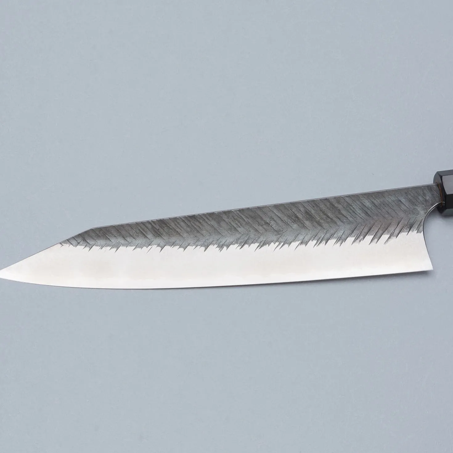 Yoshimi Kato Aogami Super V Tsuchime Walnut Kiritsuke 21 cm