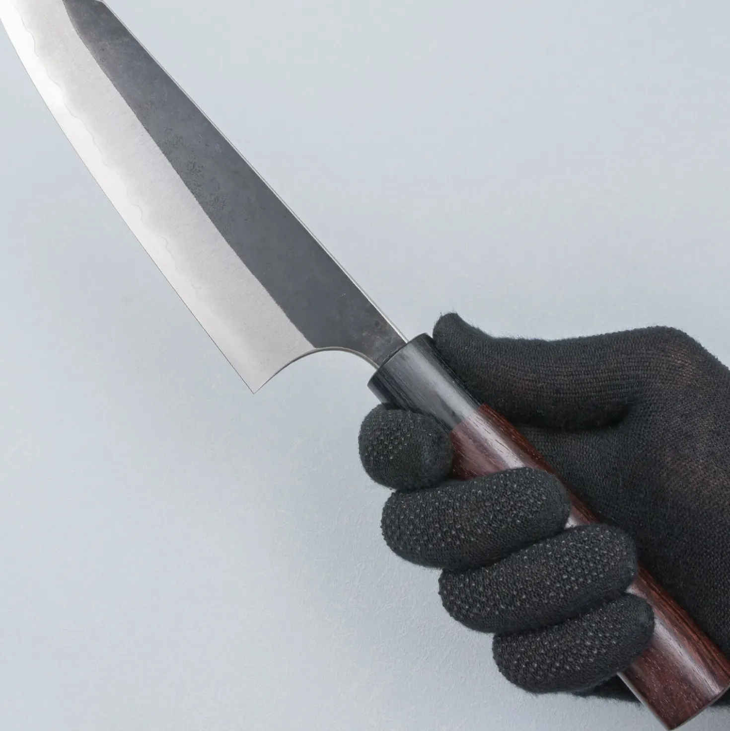 Yoshimi Kato Aogami Super Walnut Rosewood Bunka 16.5 cm