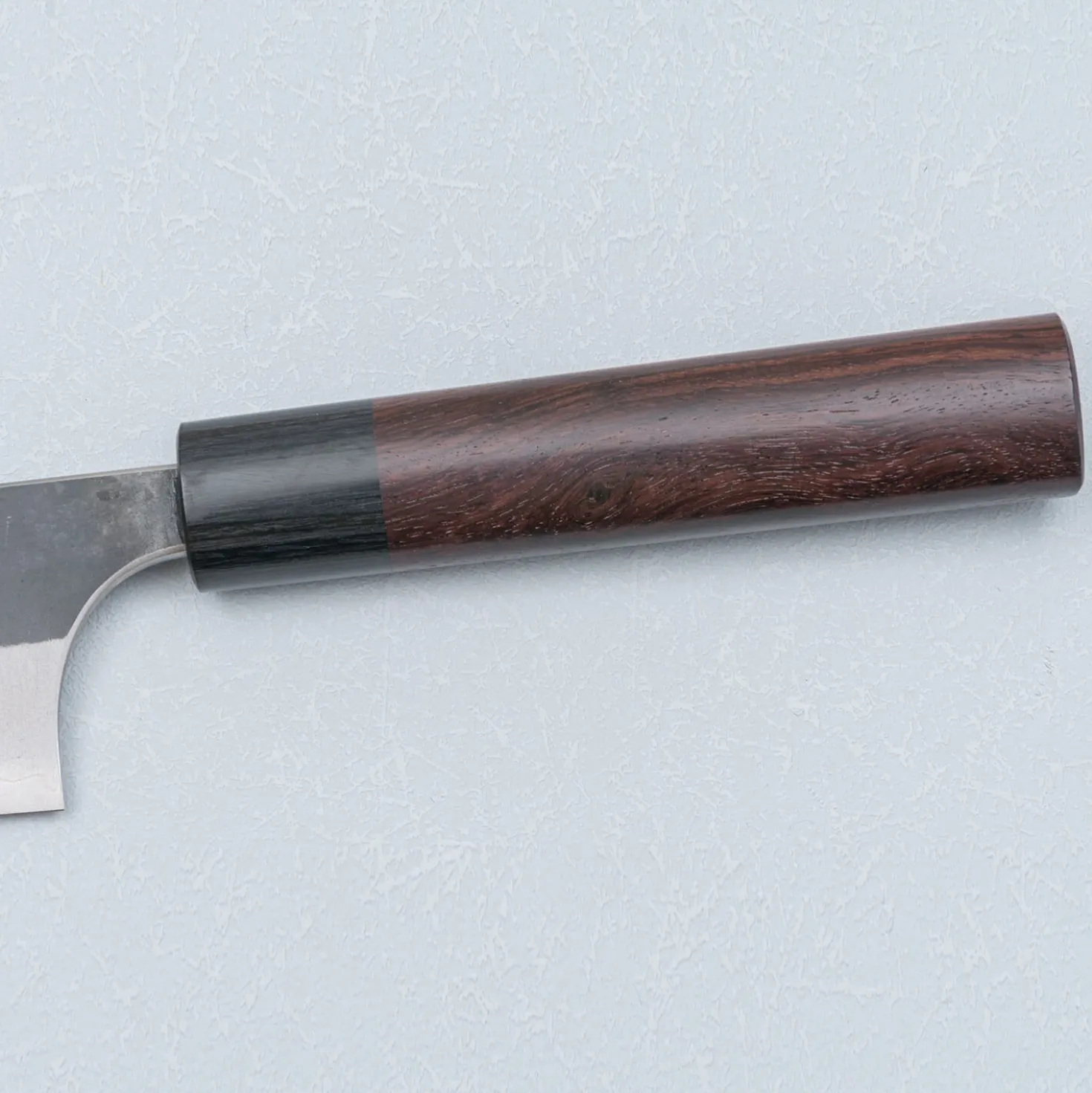 Yoshimi Kato Aogami Super Walnut Rosewood Bunka 16.5 cm
