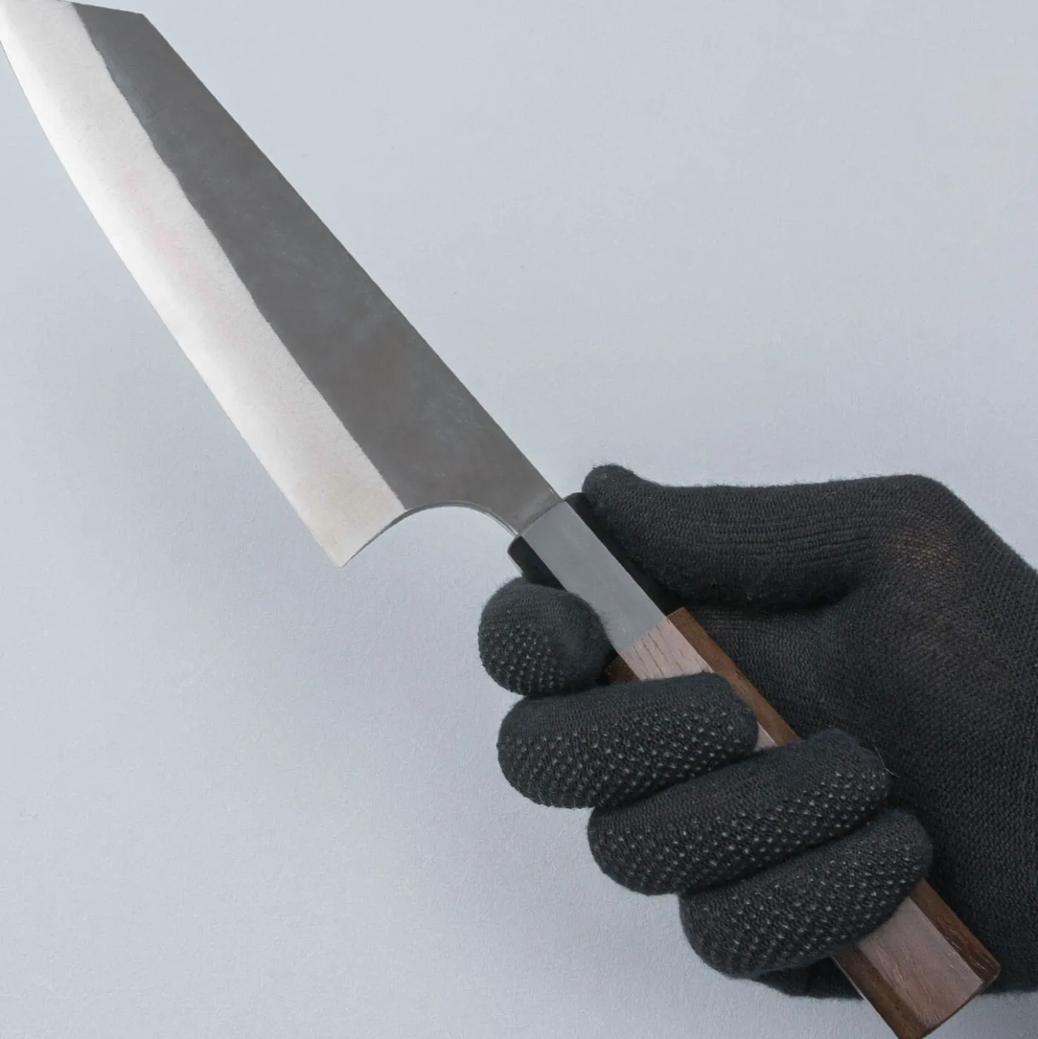 Yoshimi Kato Aogami Super Walnut Bunka 18 cm