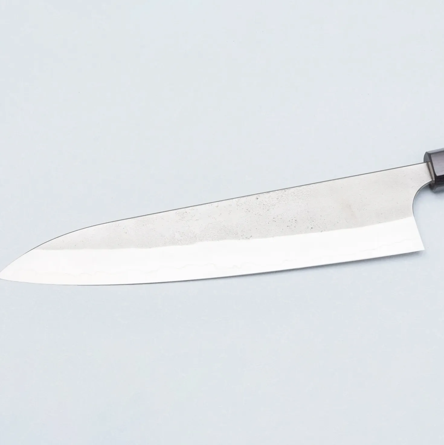 Yoshimi Kato Ginsan Nashiji Gyuto 24 cm