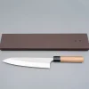 Yoshimi Kato Ginsan Nashiji Gyuto 21 cm