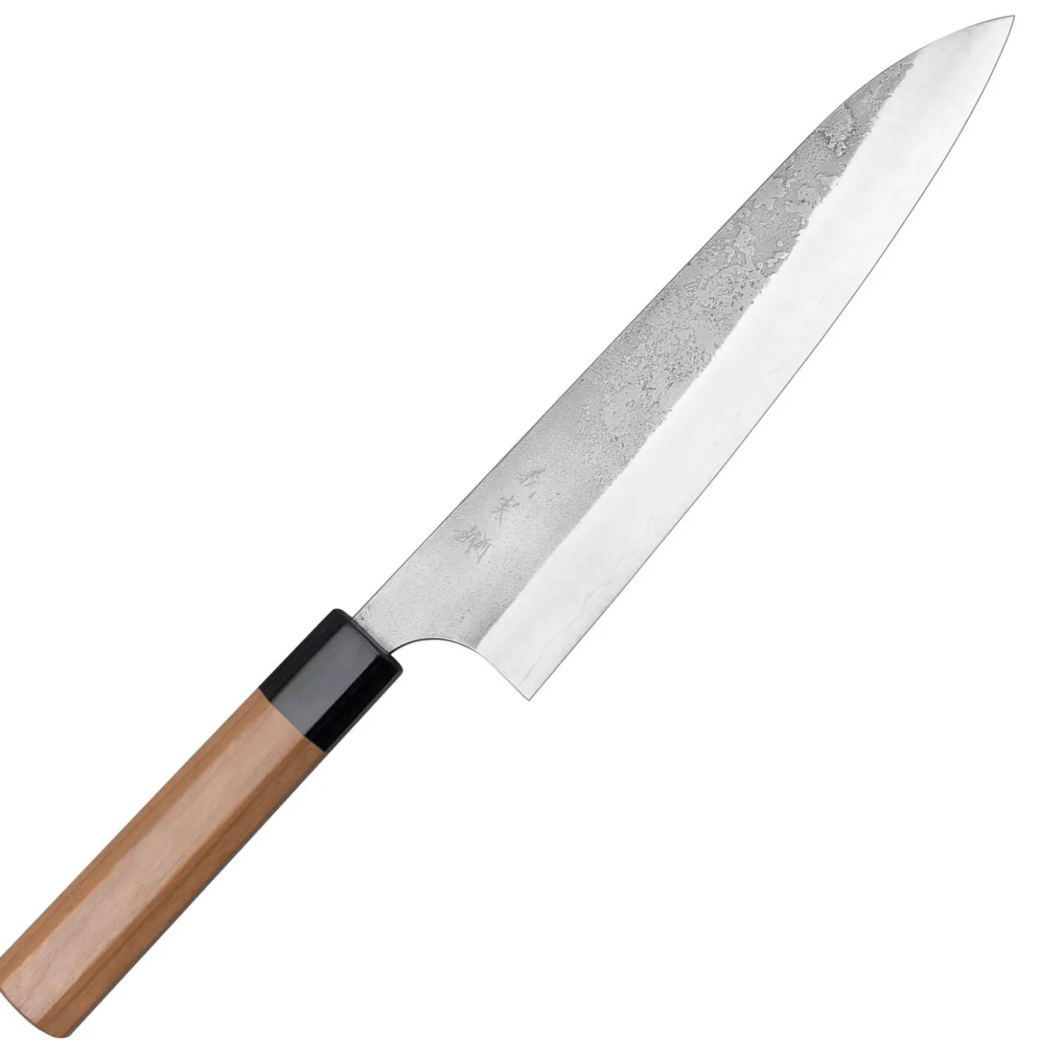 Yoshimi Kato Ginsan Nashiji Gyuto 21 cm