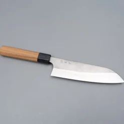 Yoshimi Kato Ginsan Nashiji Santoku 17 cm