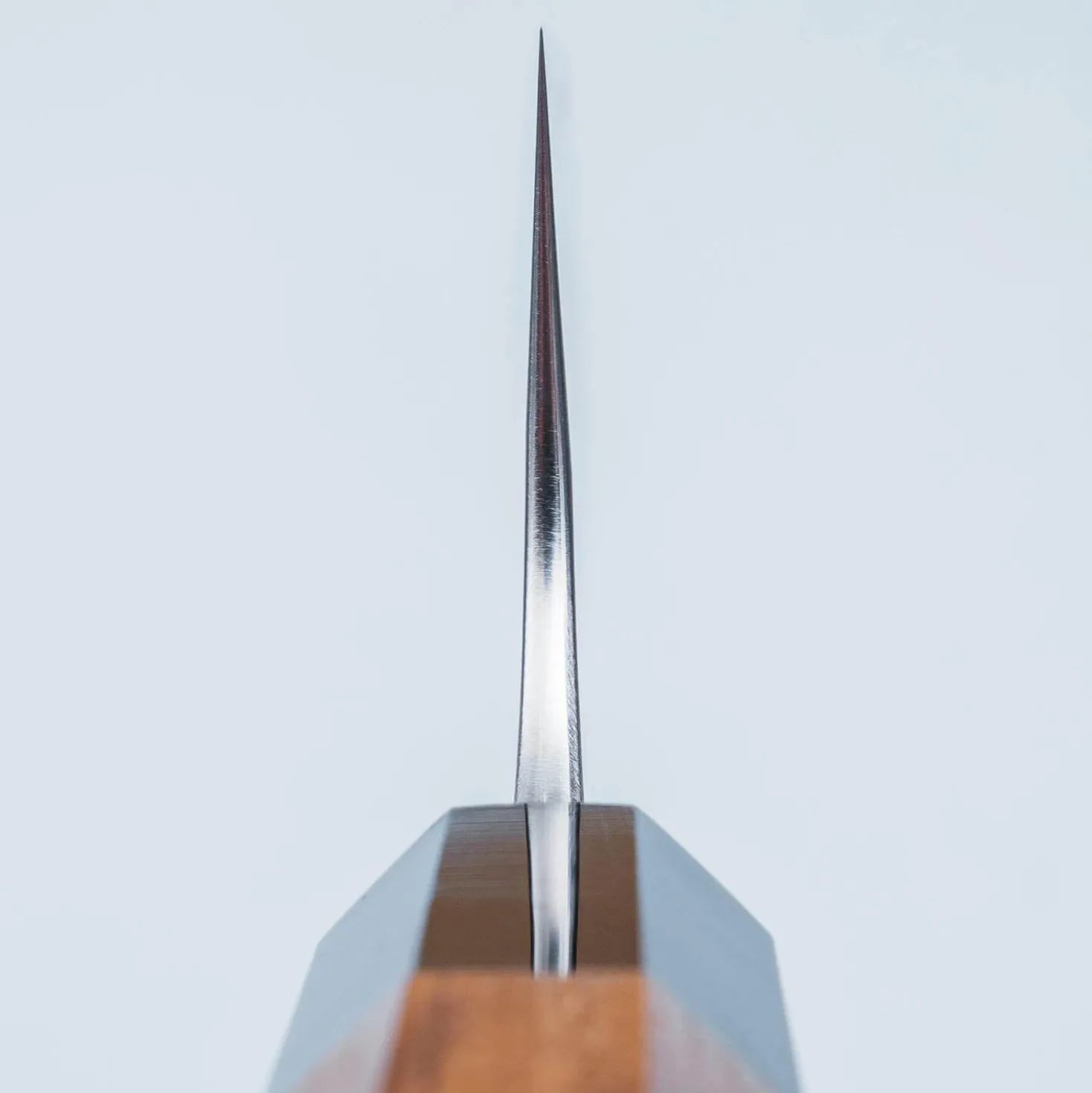 Yoshimi Kato Ginsan Nashiji Teak Gyuto 24 cm
