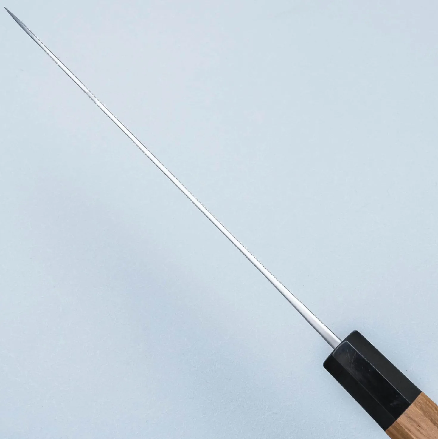 Yoshimi Kato Ginsan Nashiji Teak Gyuto 24 cm