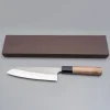Yoshimi Kato Ginsan Nashiji Walnut Santoku 17 cm
