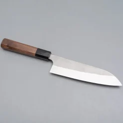 Yoshimi Kato Ginsan Nashiji Walnut Santoku 17 cm