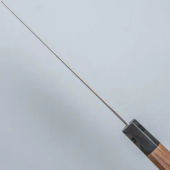 Yoshimi Kato Ginsan Nashiji Walnut Nakiri 17 cm
