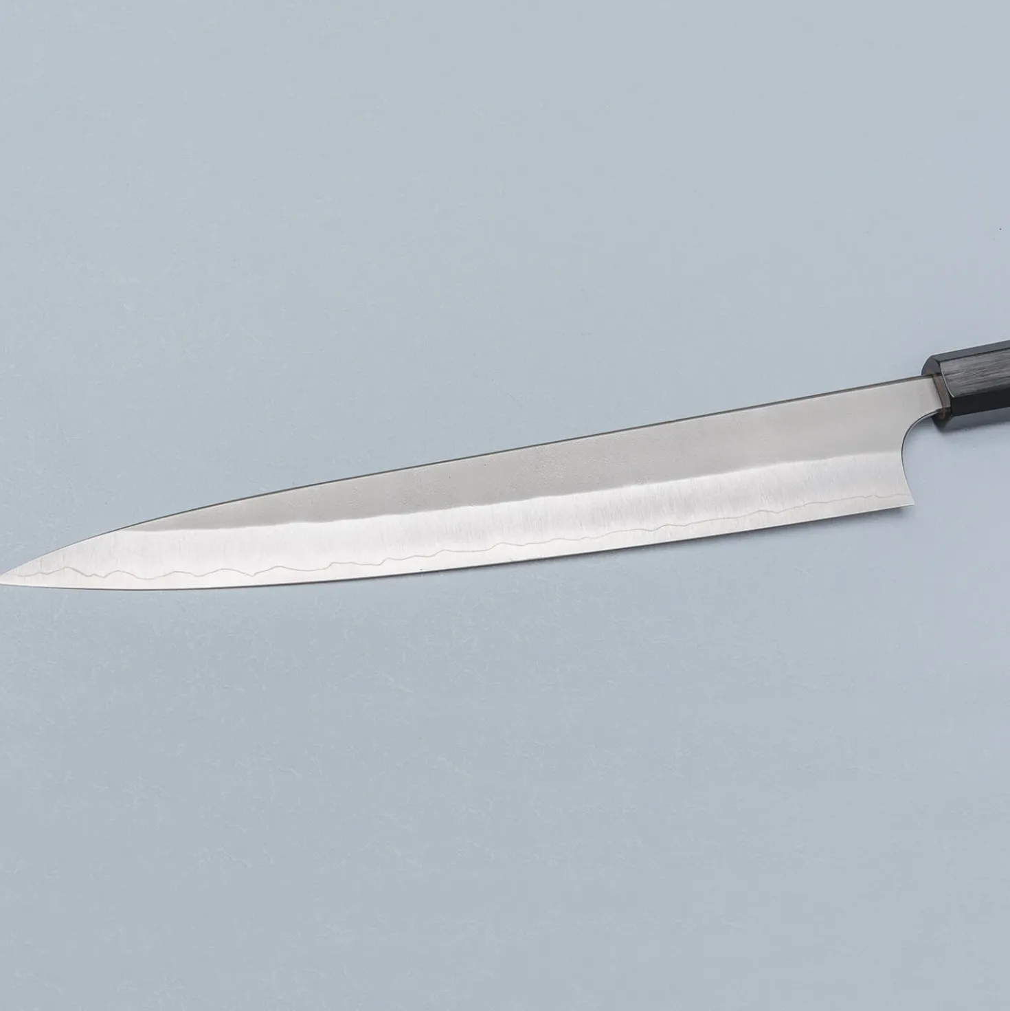 Yoshimi Kato Ginsan Nashiji Walnut Sujihiki 27 cm