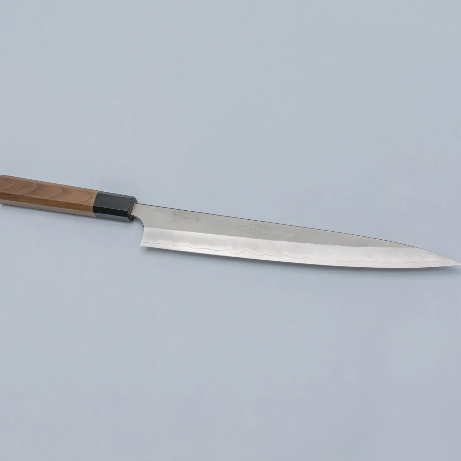 Yoshimi Kato Ginsan Nashiji Walnut Sujihiki 27 cm